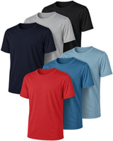 Boys 6 Pack Athletic Tees