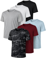 Boys 6 Pack Athletic Tees