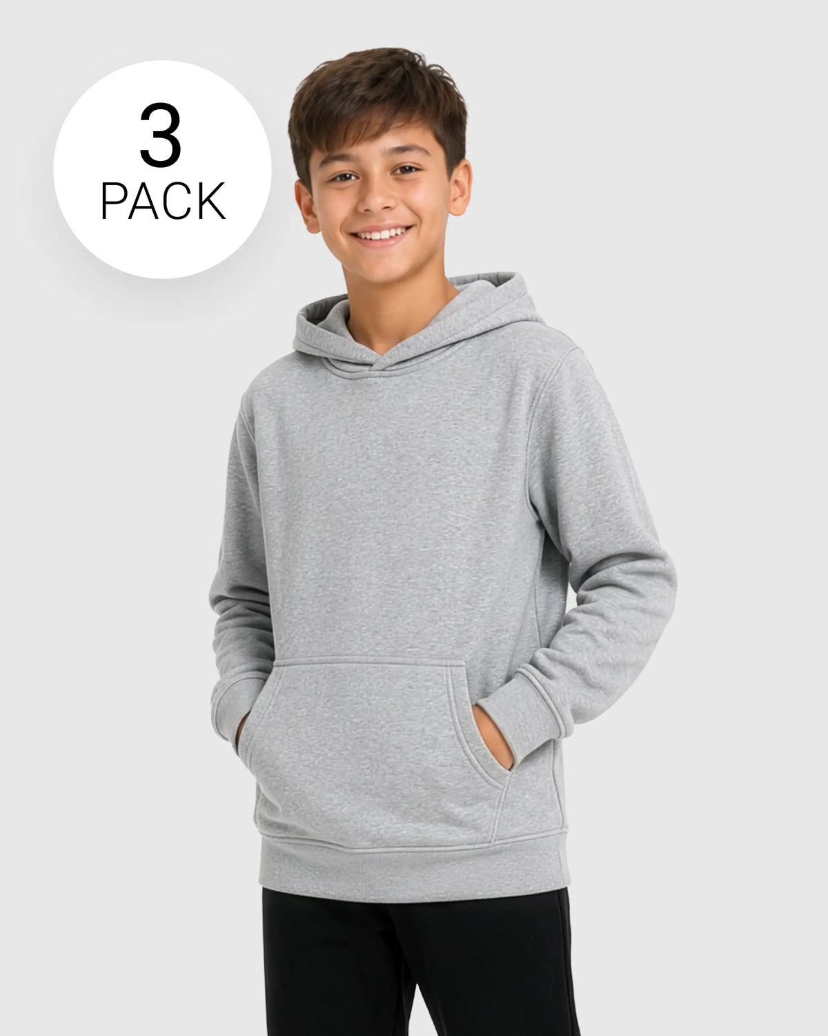 Boys 3 Pack Fleece Sweatshirts