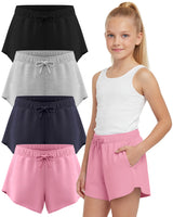 Girls 4 Pack Shorts
