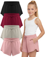 Girls 4 Pack Shorts