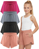 Girls 4 Pack Shorts