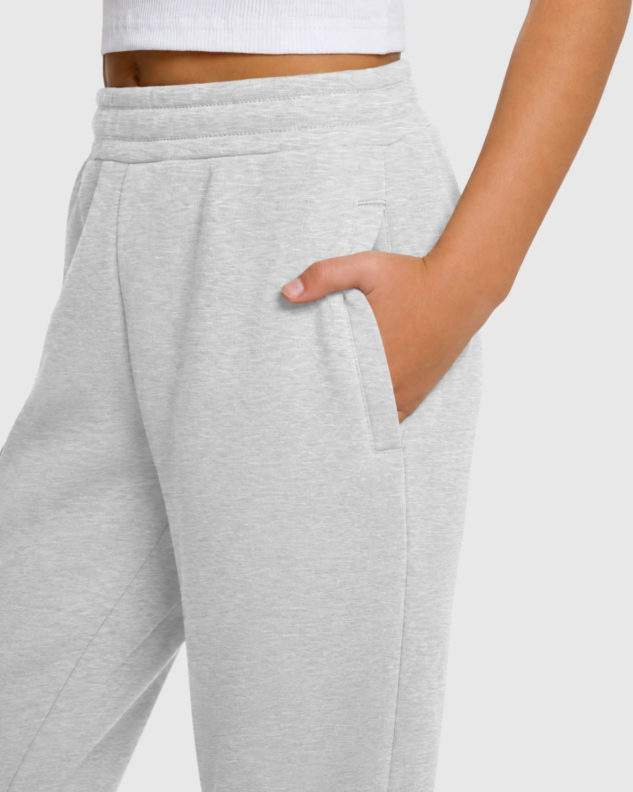 Girls 3 Pack Fleece Sweatpants